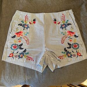 LOFT patterned shorts